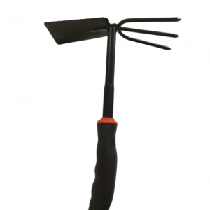 Two in one rubber handle spade and shovel
