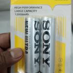 SONY ICR 3.7V HIGH QUALITY LITHIUM ION BATTERY 2 PIECE  (1 PACK).