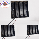 1 PCS 18650 BATTERY 4 CHAMBER CASE / HOLDER WITH WIRE