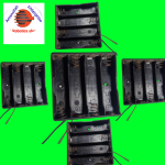 1 PCS 18650 BATTERY 4 CHAMBER CASE / HOLDER WITH WIRE