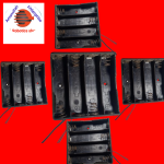 1 PCS 18650 BATTERY 4 CHAMBER CASE / HOLDER WITH WIRE