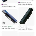 LAPTOP BATTERY OLD & 6 CELL.