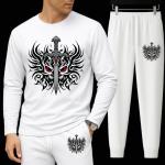 Long Sleeve Drop Shoulder Tshirt and Trouser Set