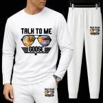 Long Sleeve Drop Shoulder Tshirt and Trouser Set