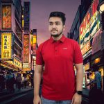 China Stretch Half sleeve polo shirt