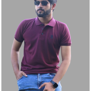 PK Cotton Polo Maroon – Classic Comfort, Premium Quality