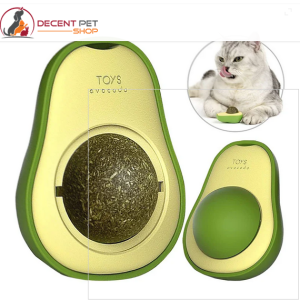 Avocado Shape Rotatable Catnip Ball Toy for Pet Cat