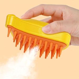 3 in 1 Mango Shape Pet Electric Steam Spa Brush 3in1 Mango Shape Pet Electric Steam Spa Brush