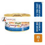Purina Fancy Feast Gravy Lovers Ocean Whitefish & Tune Feast in Sauteed Seafood Flavour Grevy 85g