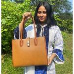 China PU Double Leather Tote Bag | Premium Handbag for Women