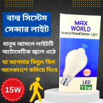 Max World human infrared sensor light