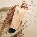 The Face Shop Rice Water Bright – Rice Bran Gentle Exfoliating Cleanser (300ML)Made in Korea