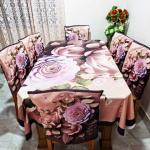 3d print korian velvet 7pcs table cloth