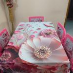 Premium Quality Digital 3D Print Dining Table & Chair Cover Set
