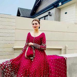 Indian Weightless Georgette Three-Piece