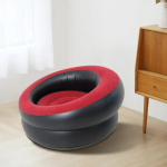 Inflatable Couch Flocking Sofa for Bed Room, Office and Outdoor