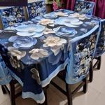 ওয়াটারপ্রুফ 3d ডাইনিং টেবিলের কাভার