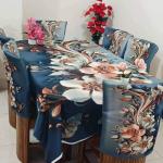 ওয়াটারপ্রুফ 3d ডাইনিং টেবিলের কাভার