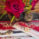 Ladies Ten Billion Stunning Rectangle Stain less Gold Tone |China