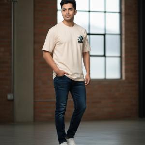 tylish Drop Shoulder T-Shirt for Men & Women | Comfortable & Trendy